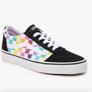 Rainbow Checkered Vans